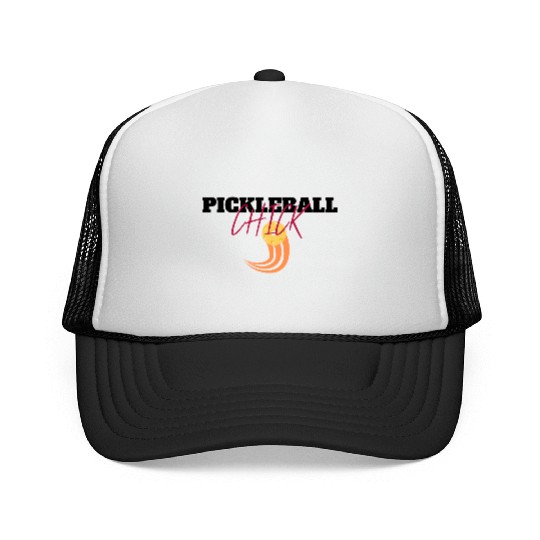 Unique Pickleball Design for Women & Girls Players Trucker Caps