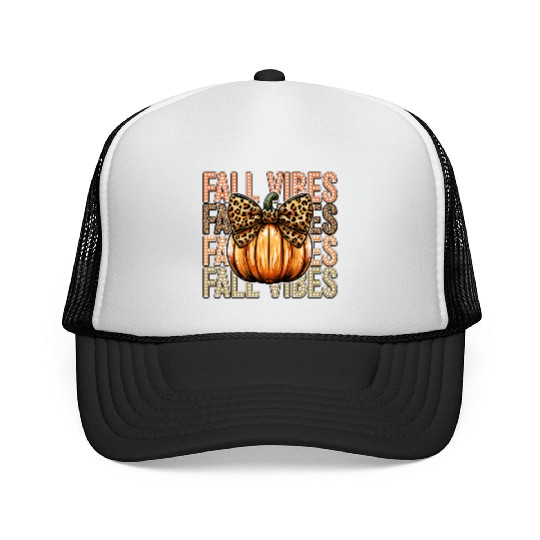 Festive Fall Vibes with Pumpkin Trucker Caps