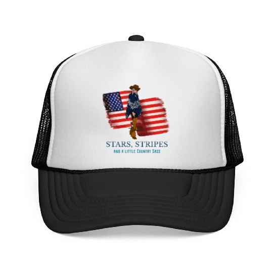 Stars, Stripes, and a Little Country Sass Trucker Caps