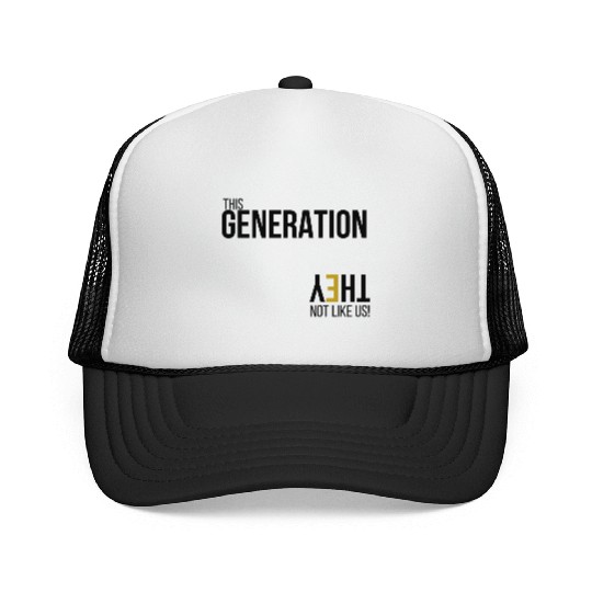 This Generation Not like us - Blk Trucker Caps