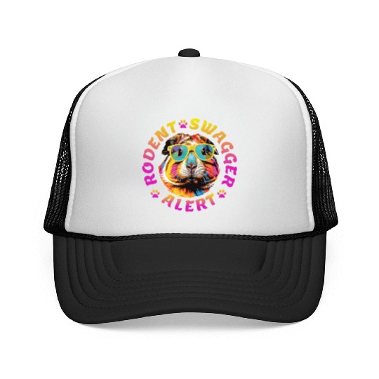 RODENT SWAGGER ALERT - FUNNY GUINEA PIG LOVER GIFT Trucker Caps