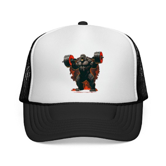 NEW LIMITED Gorilla Gym Beast Workout Weights Trucker Caps