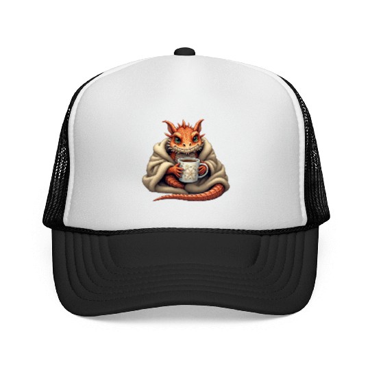 Bearded Dragon Christmas - Gift for Reptile & Cof Trucker Caps