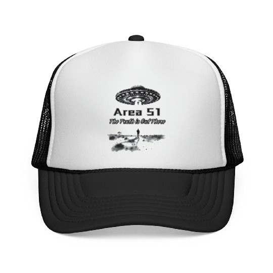 The Truth is Out There: Area 51 - Alien Invasion Trucker Caps
