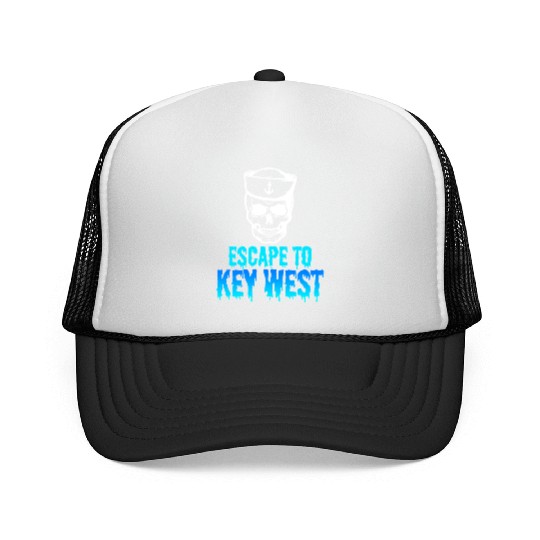 Florida Sailing FLYING TO KEY-WEST Sunshine-State Trucker Caps