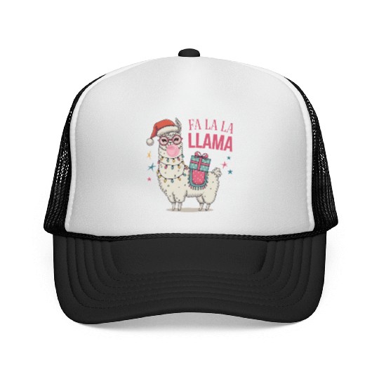 Christmas Llamas, Fa La La Llama Trucker Caps