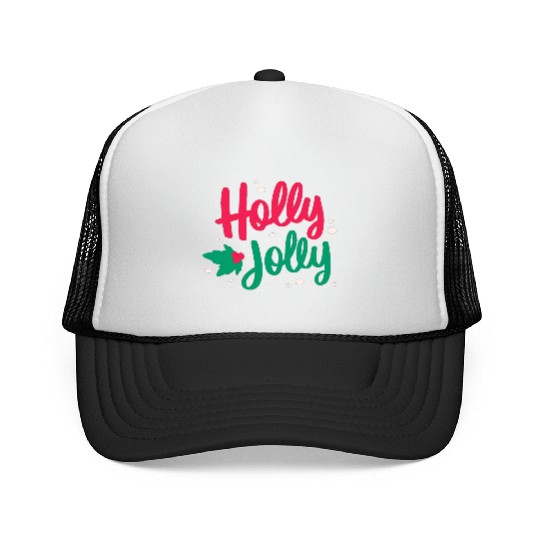 Christmas Holly Jolly Trucker Caps