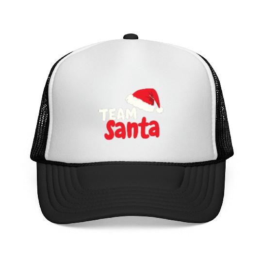 Team Santa Santa Claus Christmas Santa Claus Trucker Caps