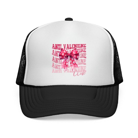 Anti Valentine Club Trucker Caps