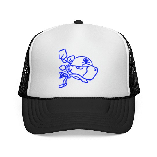 Dinosaur Pirate Stegosaurus Funny Dino Sabre Mouth Trucker Caps