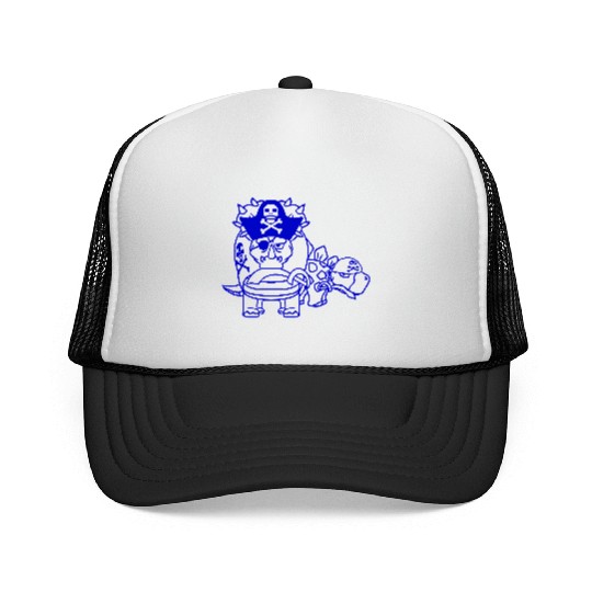 Triceratops Stegosaurus 2 Dinosaur Pirates Dinos Trucker Caps
