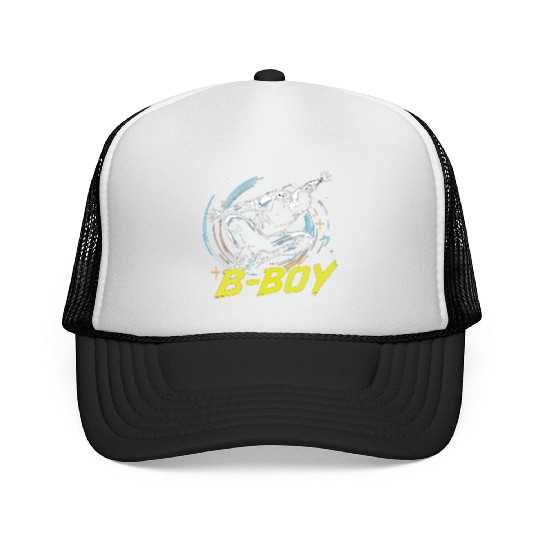 B-Boy Breakdance Breakdancer Urban Hip Hop Trucker Caps