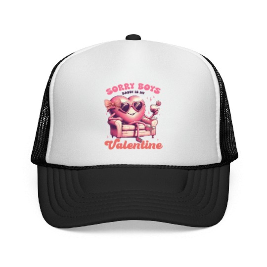 Valentines Day, Valentine Retro Trucker Caps