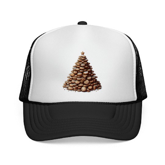 Gingerbread Christmas Tree - Festive Gifts Trucker Caps