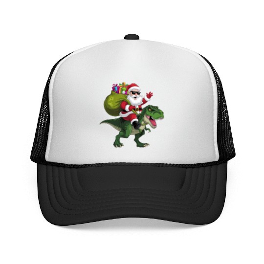 Christmas, holly jolly Trucker Caps