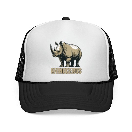 Rhinoceros Rhino Safari African Animal Trucker Caps