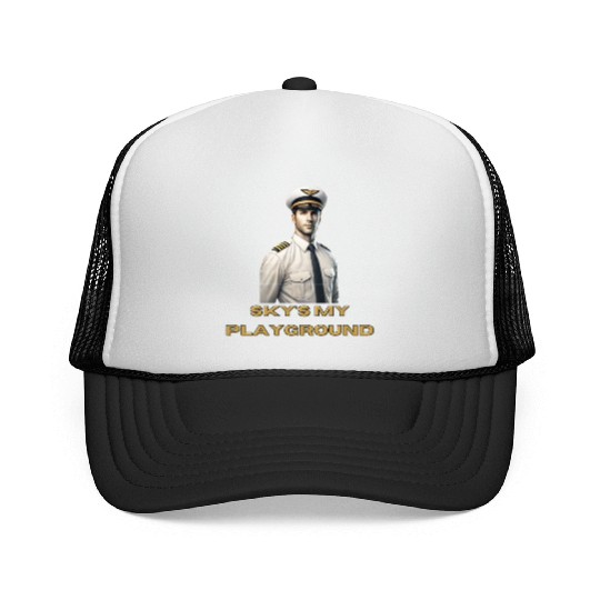 Sky's My Playground - Trucker Caps for Pilots