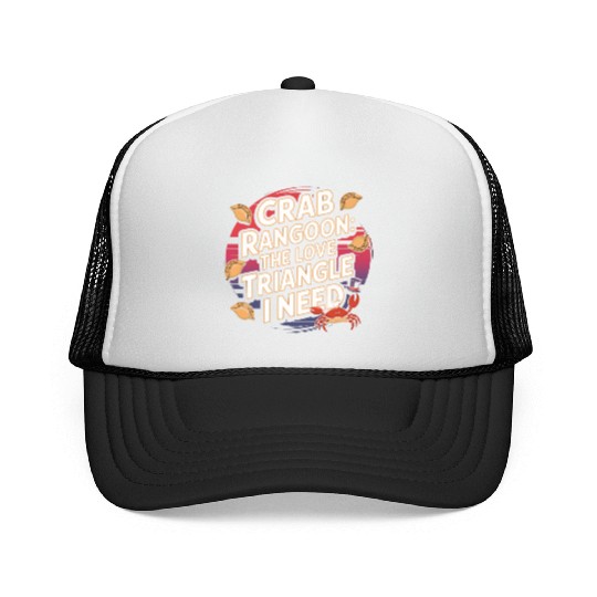 Crab Rangoon Lover American Chinese Sea Food Trucker Caps