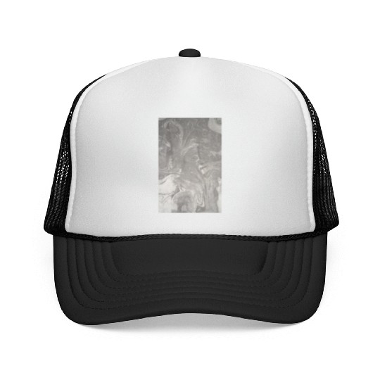 Suminagashi Ink Print Trucker Caps