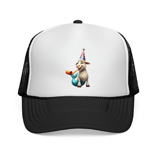 Party Animal Capricorn Trucker Caps
