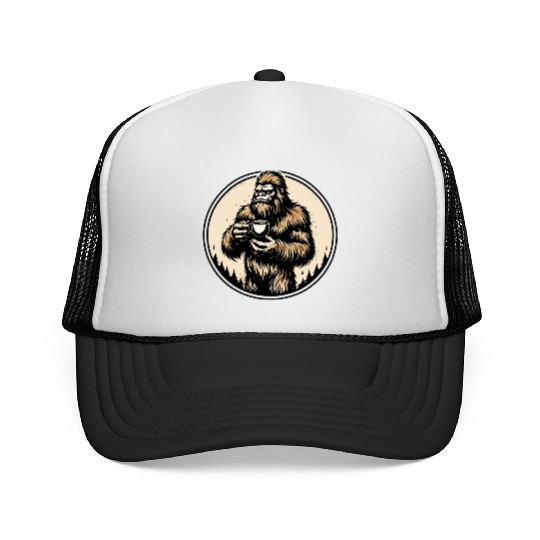 dark wild coffee wild man monkey Chewbacca Beard Trucker Caps