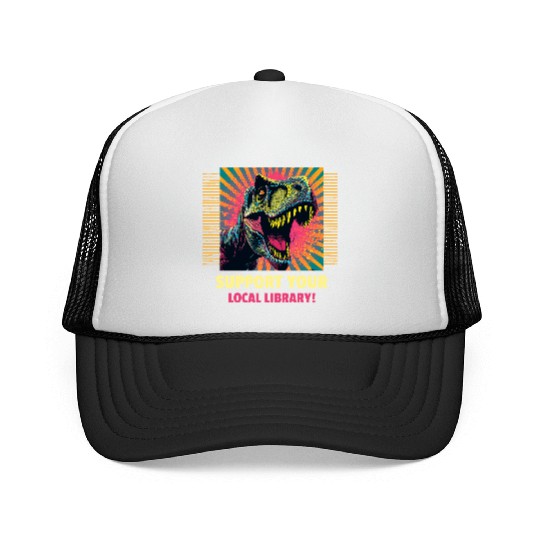 Support Your Local Library Trucker Caps