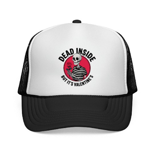 Valentine's Day Men's Trucker Caps | Dead Inside