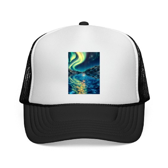 Crystal Lake of Aurora Trucker Caps