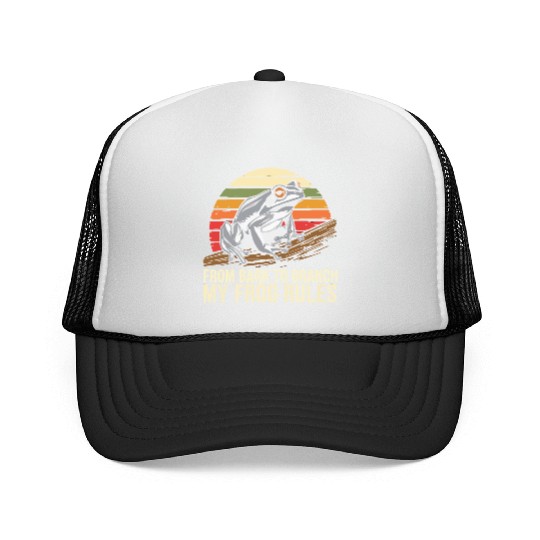 Gray Tree Frog Lover Animal Amphibian Froggy Toad Trucker Caps