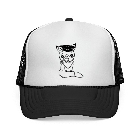 Fox High School Diploma Certificates College Hat Trucker Caps