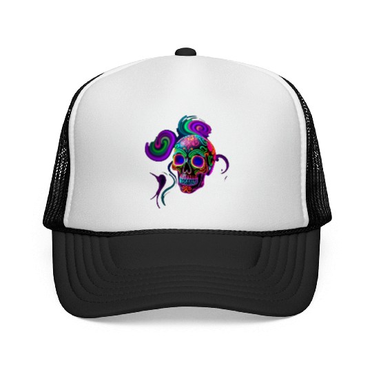 ELECTRIC SUGAR SKULL Trucker Caps
