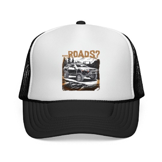 Off-road Delorean Trucker Caps
