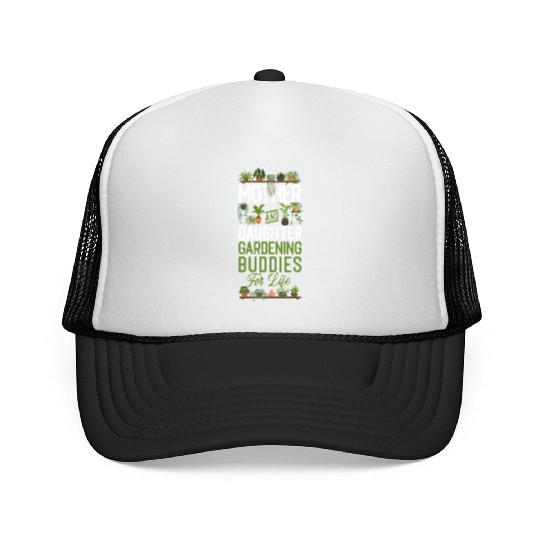 Plant Lover Gardening Mom Daughter Trucker Caps