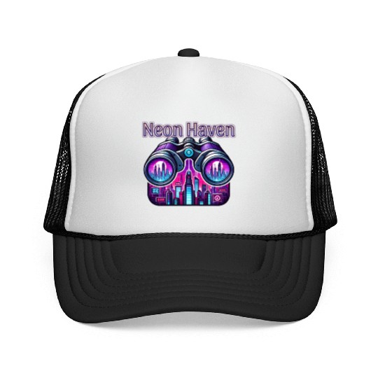 Neon Haven - Aesthetic Art Trucker Caps
