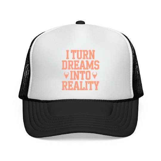 Capricorn Zodiac I Turn Dreams Into Reality Trucker Caps