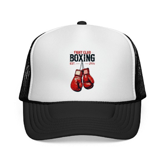 Fight Club Boxing Design Trucker Caps