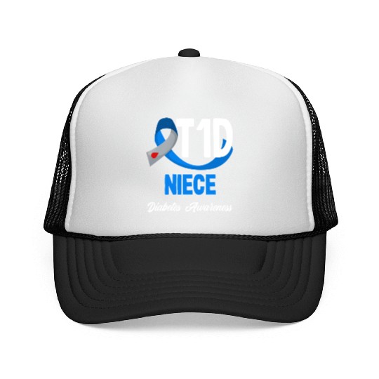 T1D Niece Diabetes Type 1 Awareness Trucker Caps
