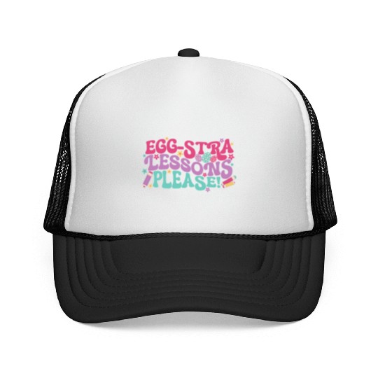 Funny Easter teacher Trucker Caps gift
