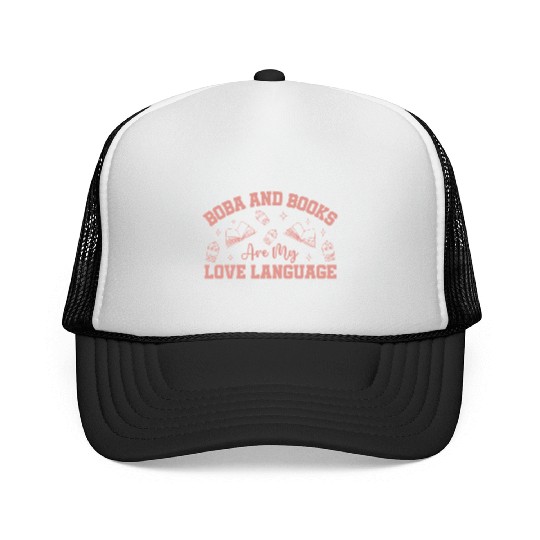 Boba tea and books lover Trucker Caps gift