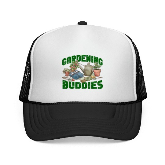 Plant Lover Gardening Besties Trucker Caps