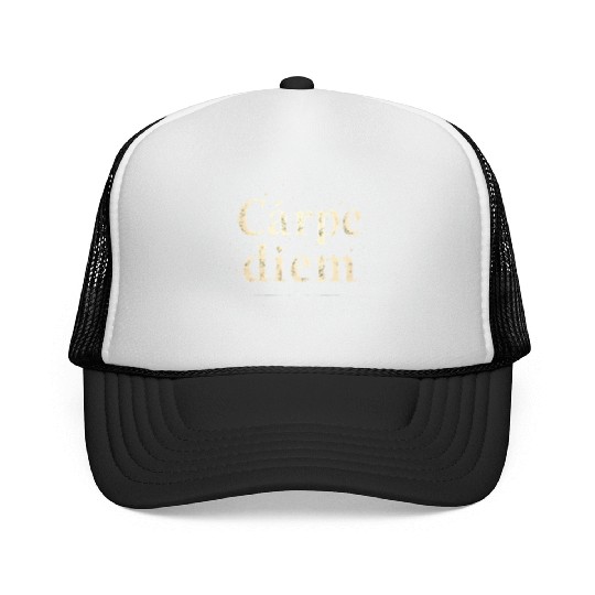 Carpe Diem Seize the Moment Trucker Caps