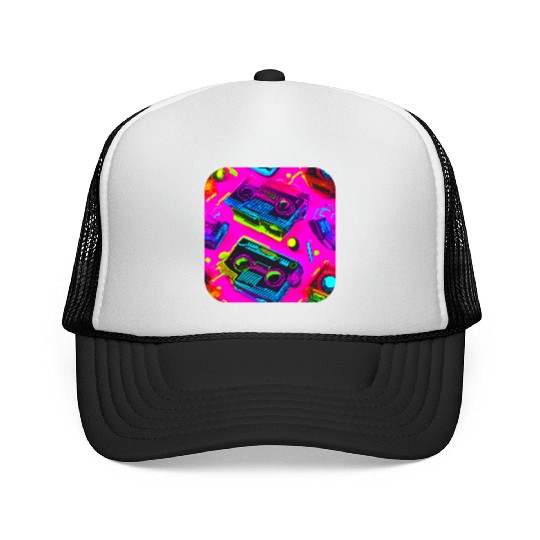 80s lifestyle oldschool pop Trucker Caps