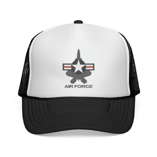 F-22 Raptor Patriotic Roundel Trucker Caps
