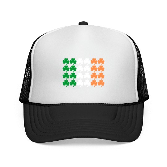 Ireland Shamrock Flag Trucker Caps