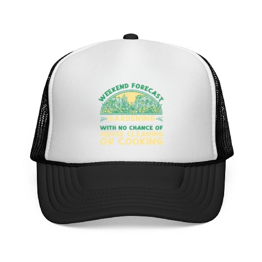 Plant Lover Gardening Weekend Trucker Caps