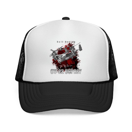 CV22 Osprey Us Air Force Hybrid Aircraft Trucker Caps