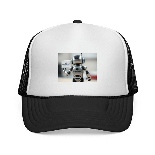 Rocketman Robot Trucker Caps
