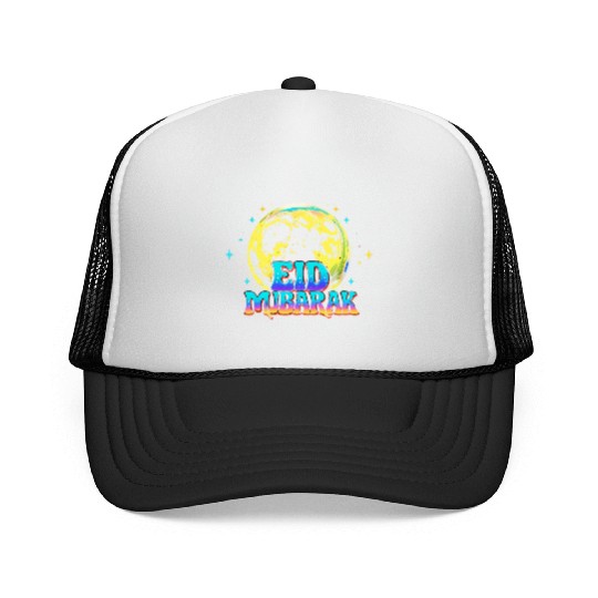 Eid Mubarak Celebration Trucker Caps – Festive & Joyful