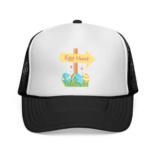 Egg Hunt Adventure – Fun & Festive Easter Apparel Trucker Caps