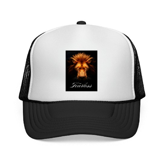 Fearless Lion Trucker Caps